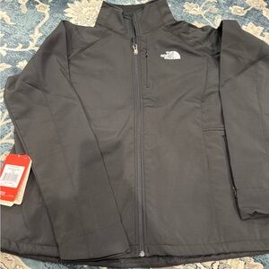 The North Face Charcoal Performance Jacket Full-Zip Water-Resistant